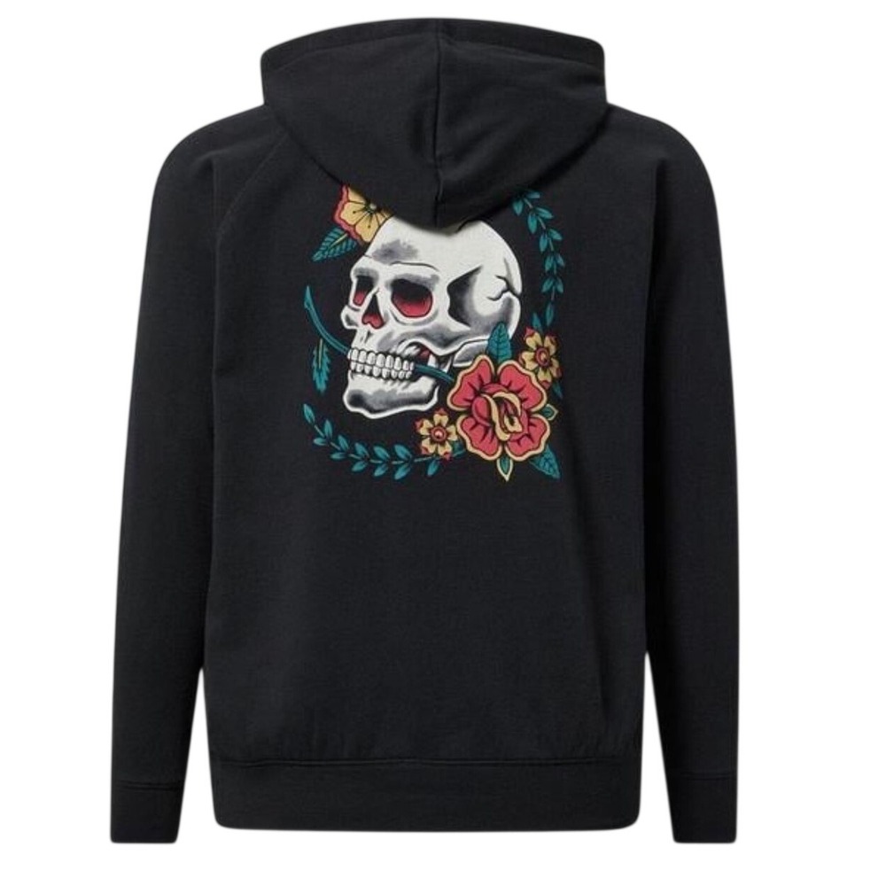 TORRID Skull Tattoo Classic Fit Cozy Fleece Hoodie Black NWT Size 2X